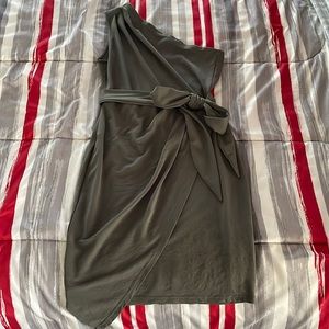 One shoulder cocktail dress
